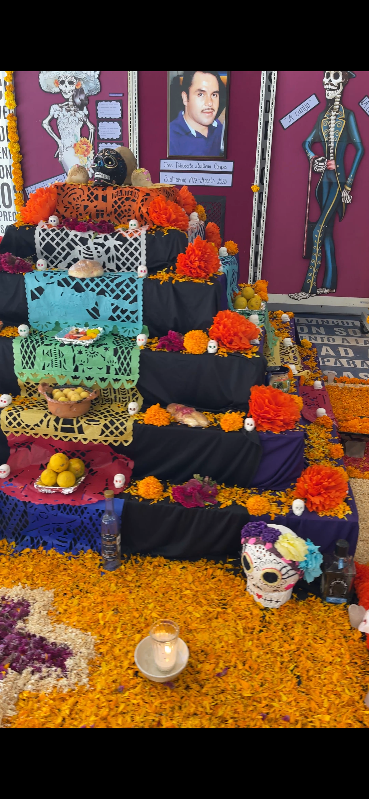 Altar de muertos en el CICTD